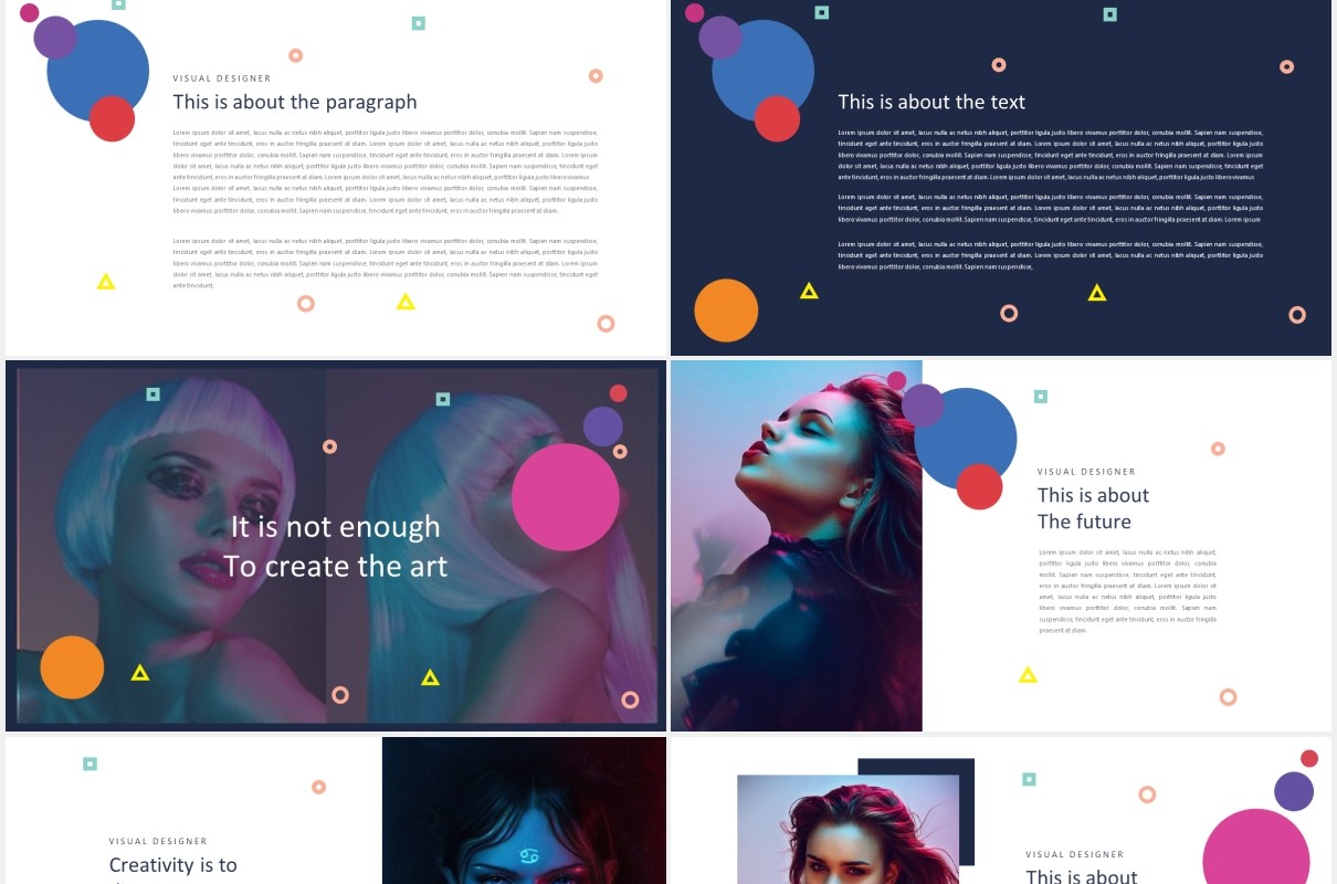 设计机构作品展示PPT模板Design Agency Powerpoint