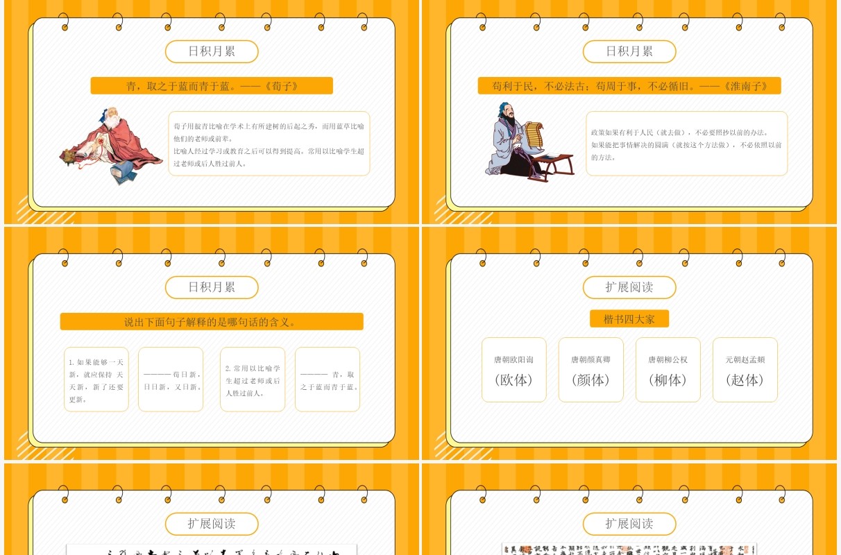 部编版六年级语文下册语文园地五课件PPT模板