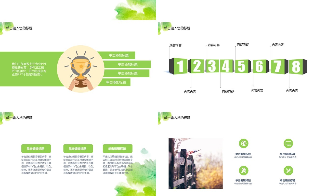 创意个性现代工作总结PPT模板汇报