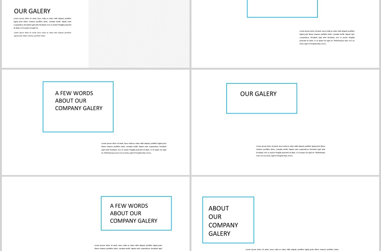 简约PPT版式设计模板MARCO - Powerpoint template