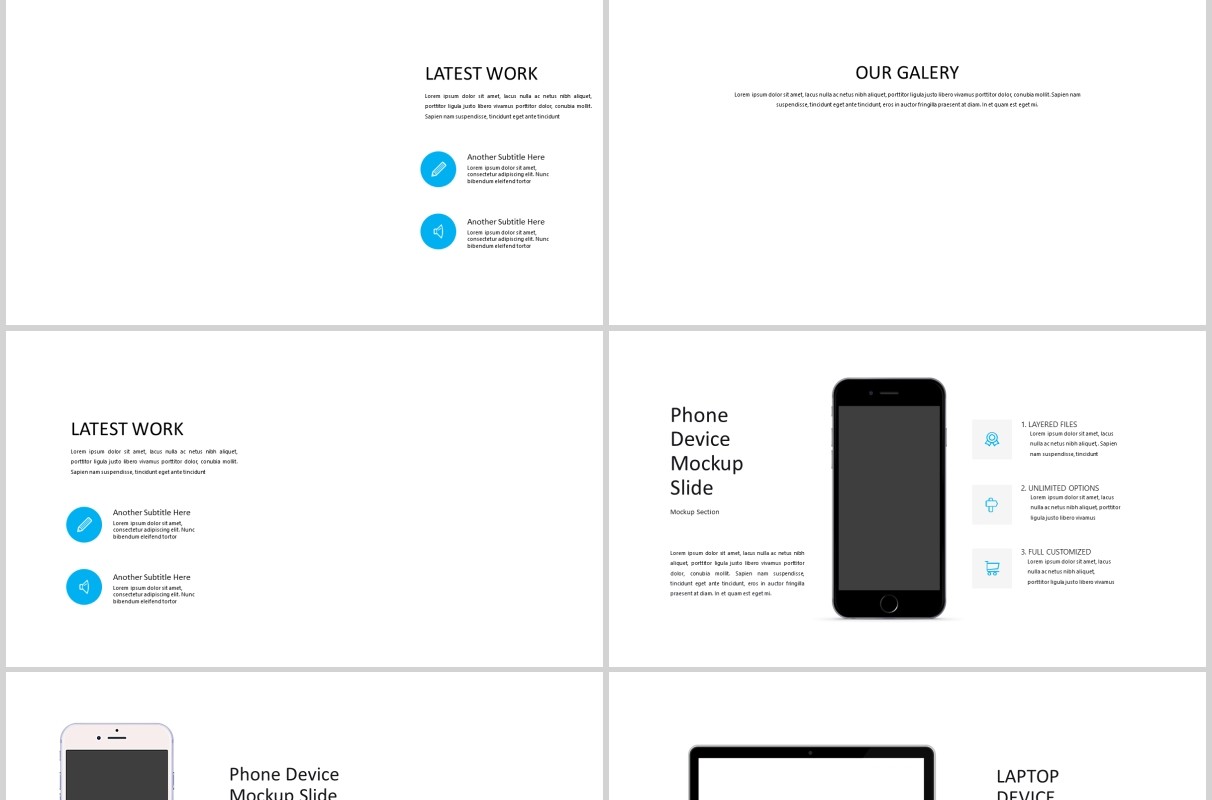 简约PPT版式设计模板MARCO - Powerpoint template