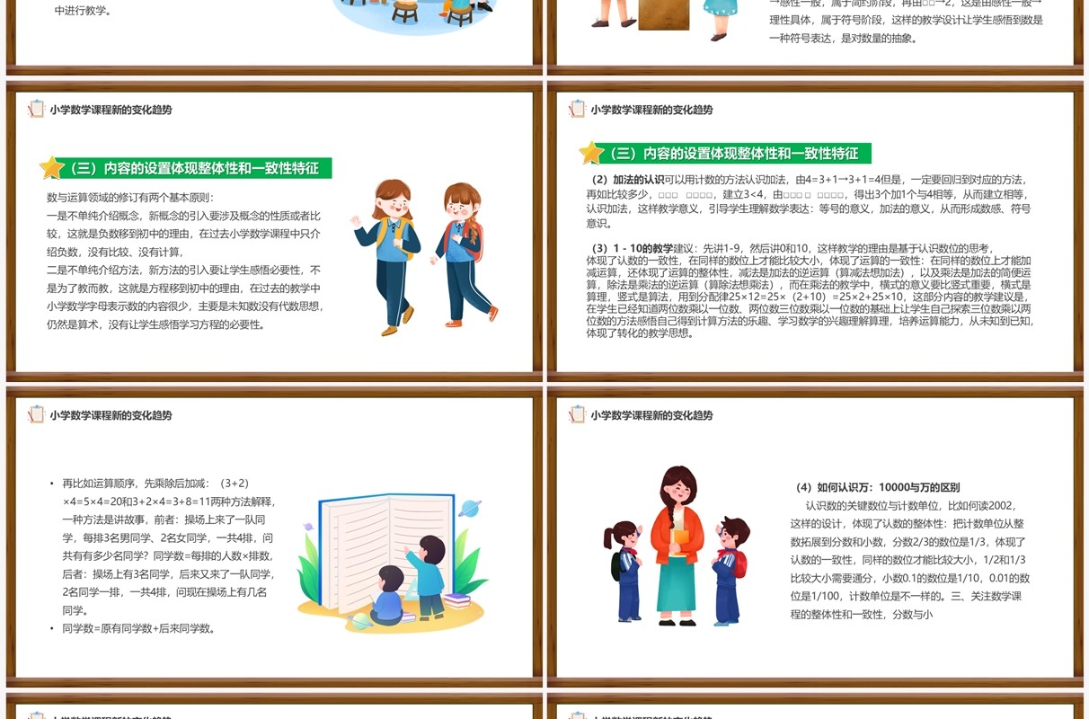 绿色黑板风2022版数学新课程标准PPT模板