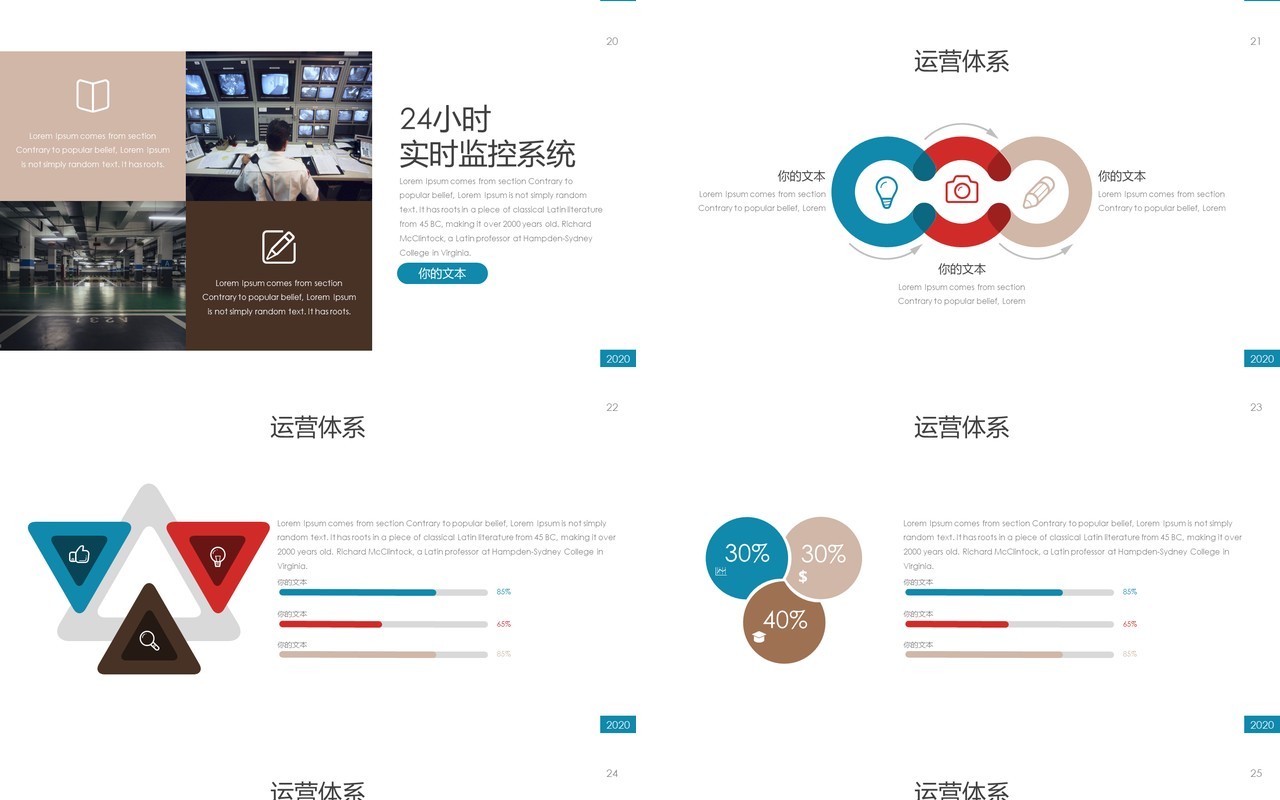 高端物业管理通用PPT模板