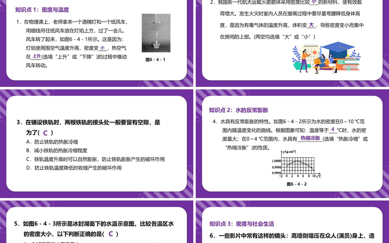 部编版八年级物理上册密度与社会生活课件PPT模版