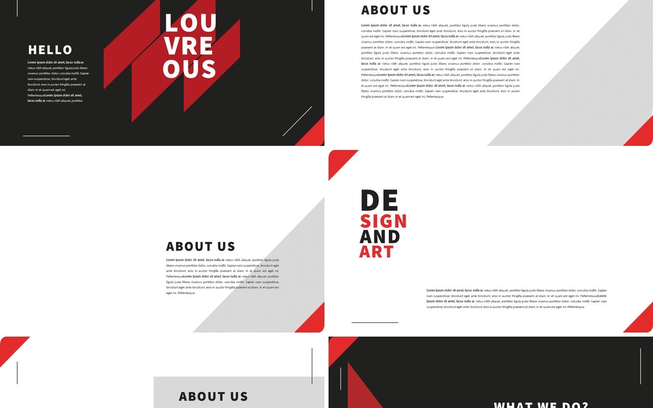 Louvreous Ppt image not include