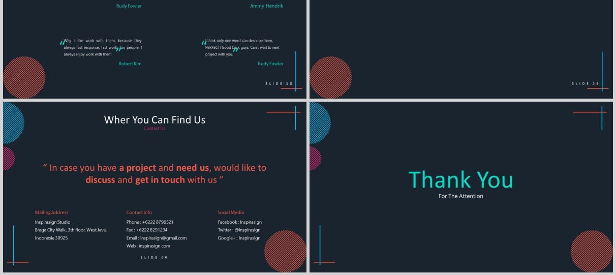 深色数据分析产品项目策划运营PPT模板版式设计Kitulah Powerpoint Template