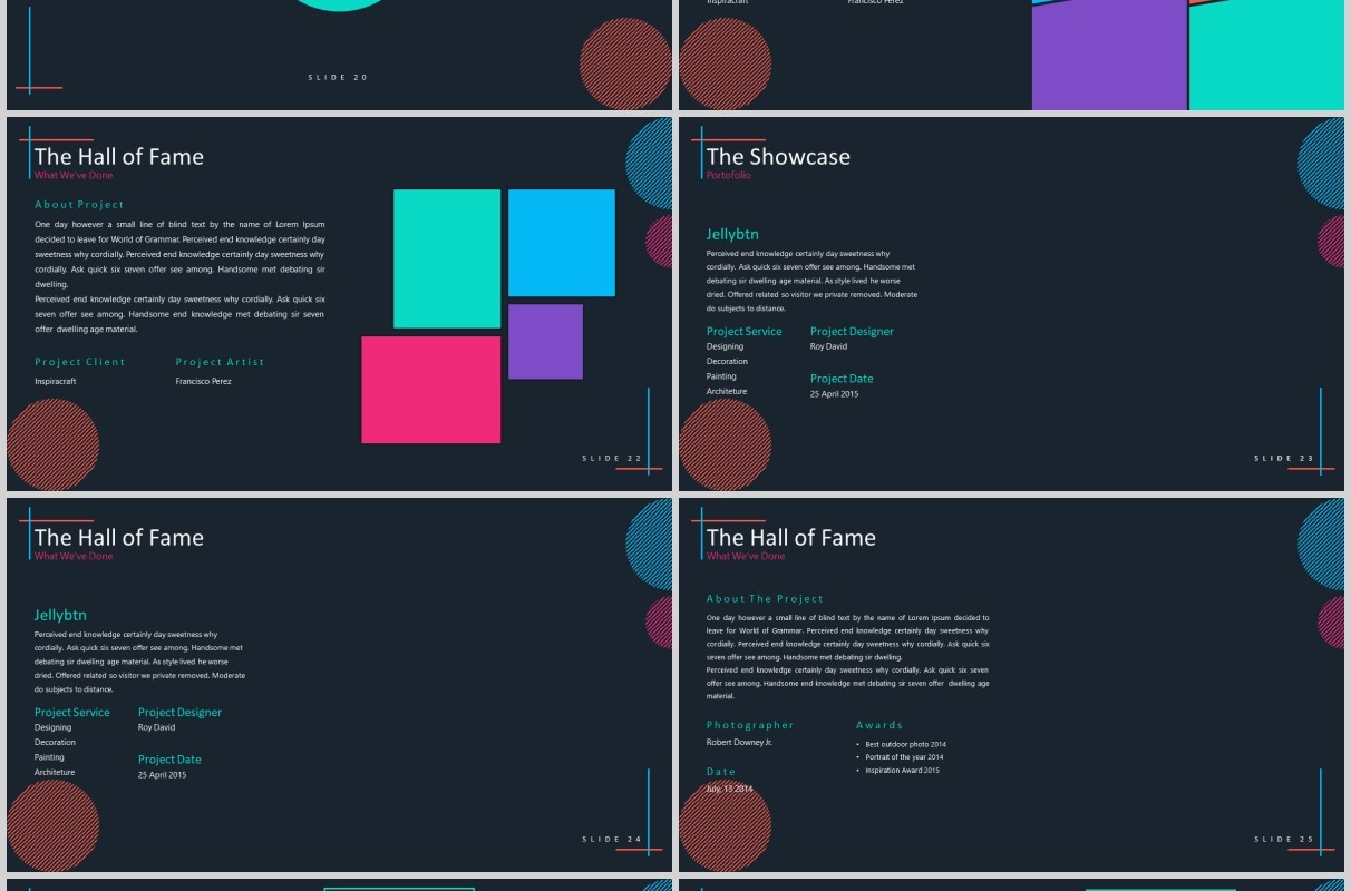 深色数据分析产品项目策划运营PPT模板版式设计Kitulah Powerpoint Template