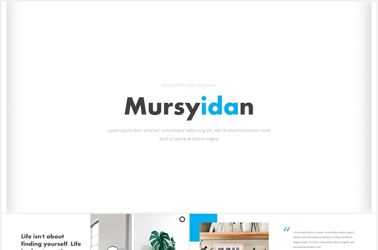 简约国外PPT模板图片排版Mursyidan Powerpoint