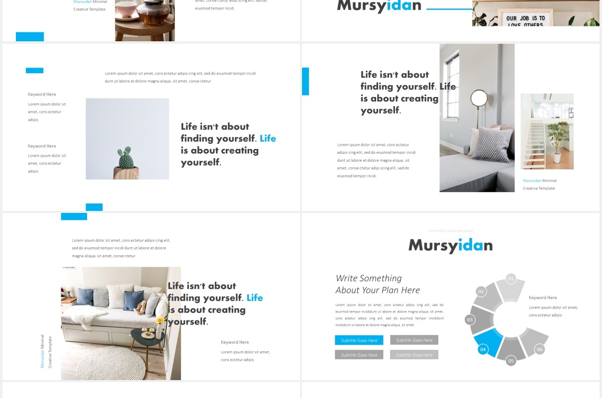 简约国外PPT模板图片排版Mursyidan Powerpoint