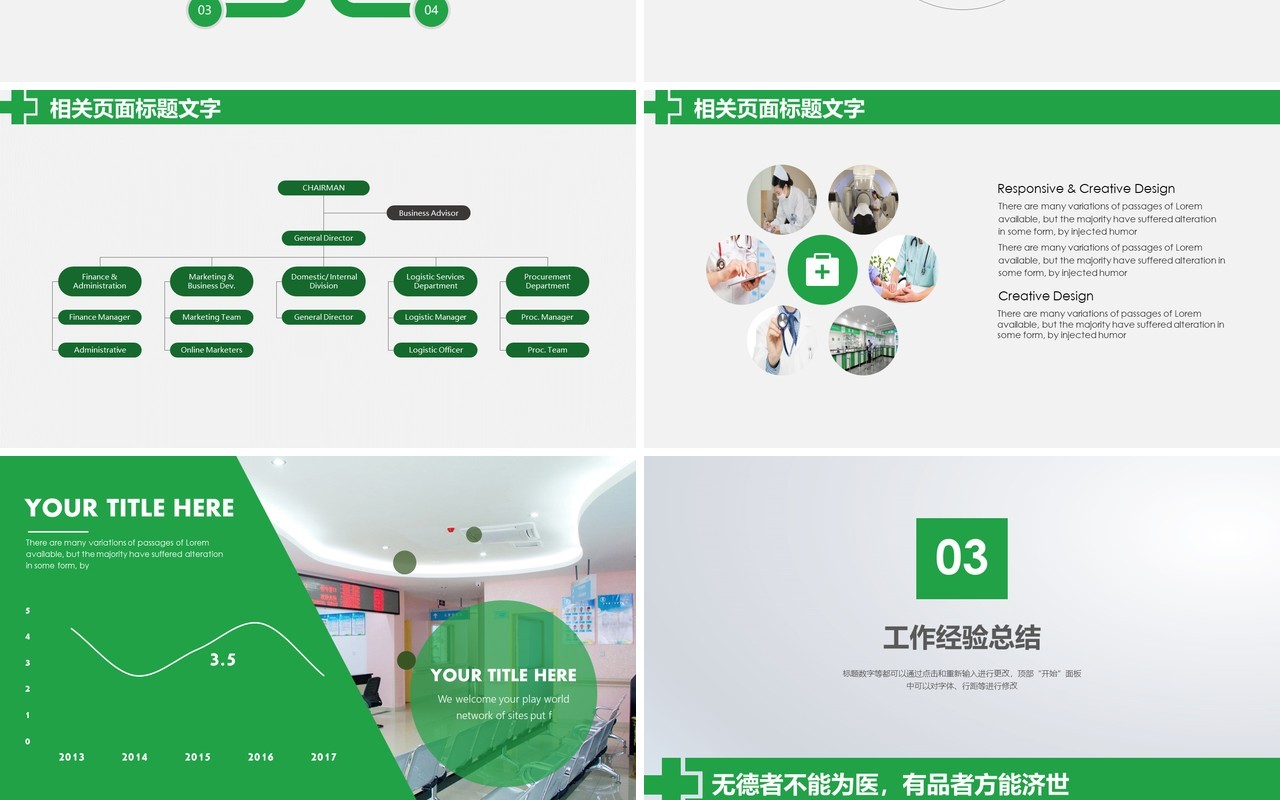 简约总结工作总结医生护士总结