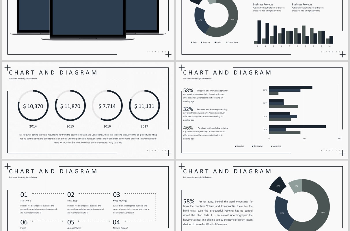 时尚高端图文排版PPT模板版式设计Suave Powerpoint Template