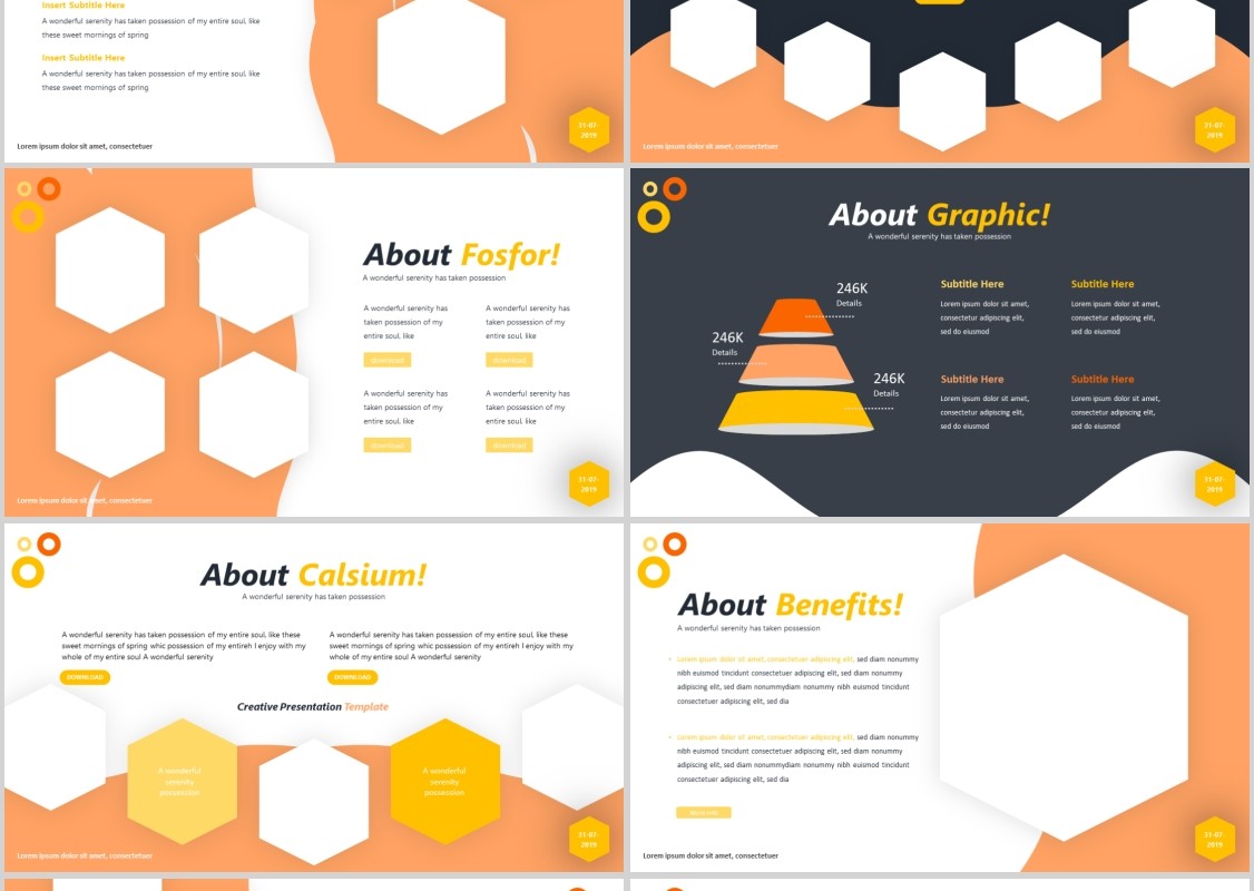 面包甜点美食餐饮PPT模板Cheezy Powerpoint Template