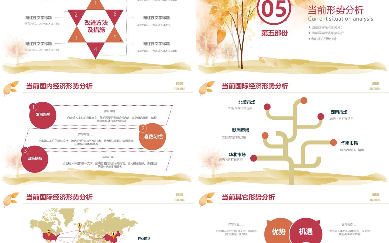 工作汇报年终总结模板设计