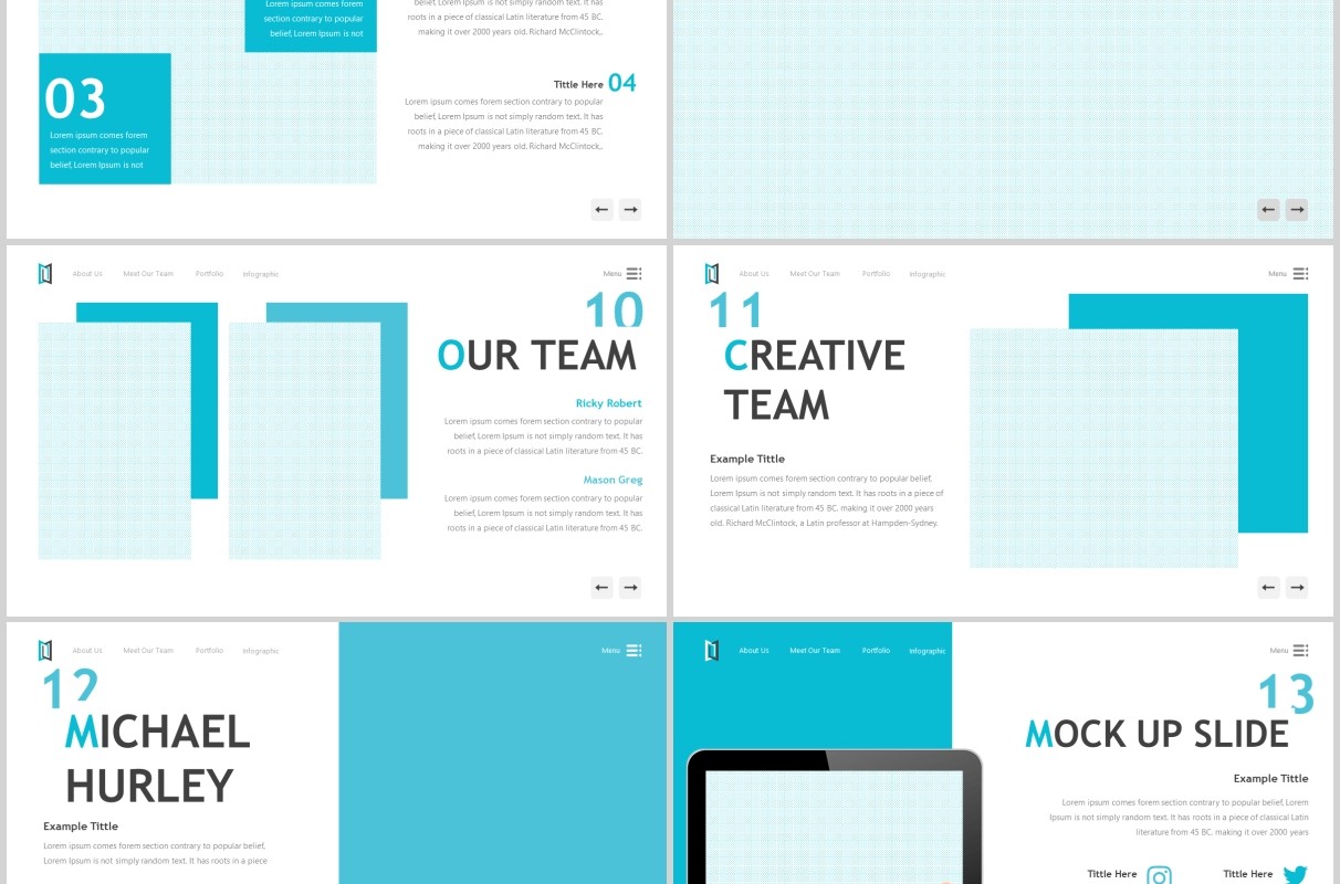 蓝色公司介绍分析报告PPT模板maximize powerpoint template