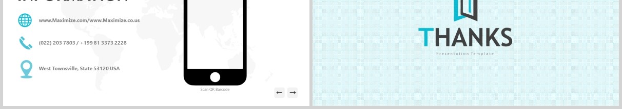 蓝色公司介绍分析报告PPT模板maximize powerpoint template