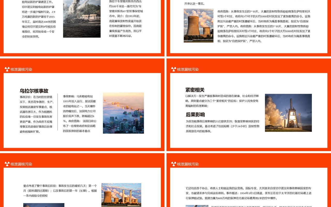 核泄漏核污染危机问题典型案例解析动态PPT模板