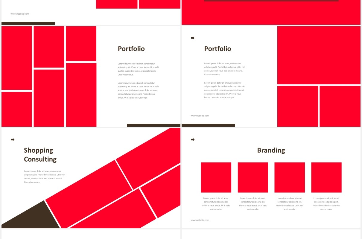 手表店产品介绍PPT图片版式设计模板Watch Shop Powerpoint Template