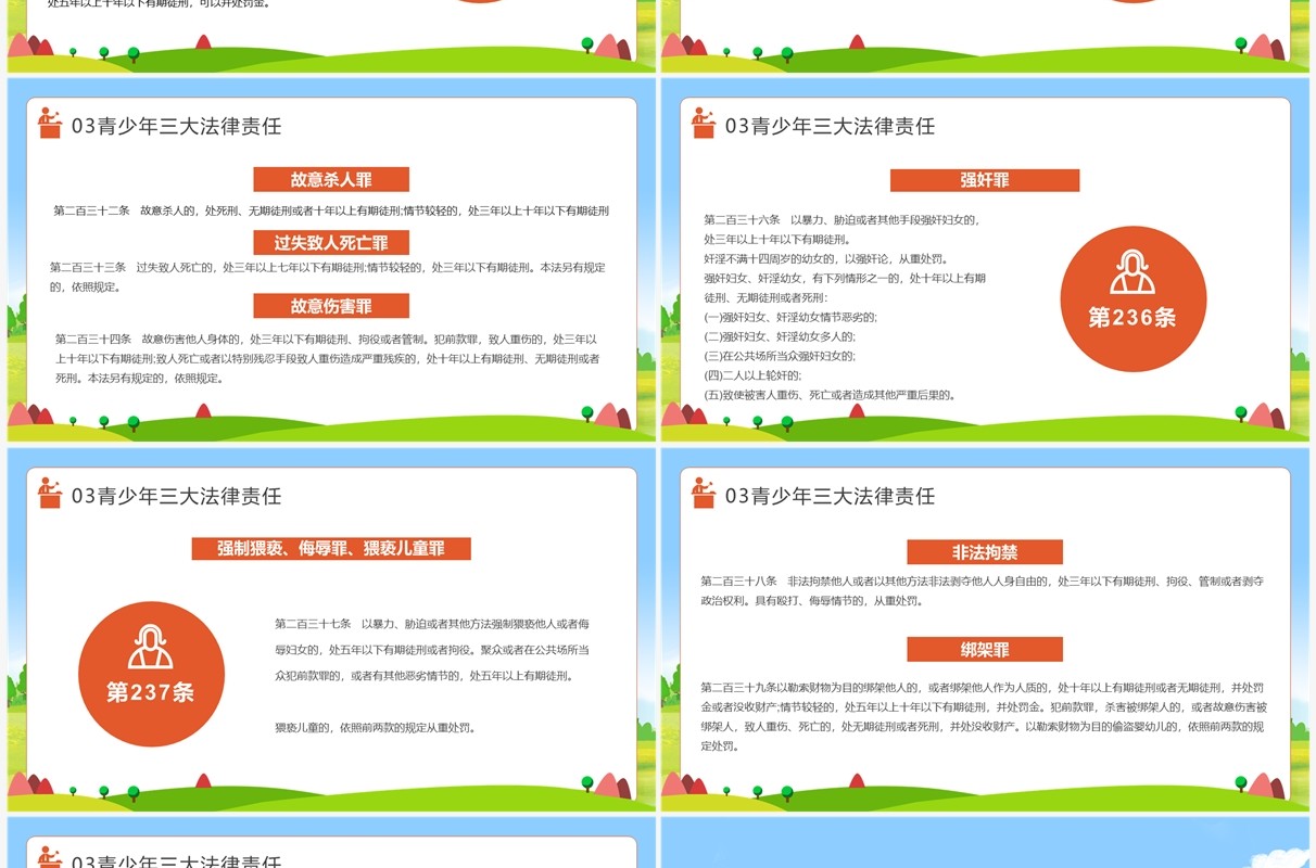 增强学生法制意识营造校园安全环境PPT模板