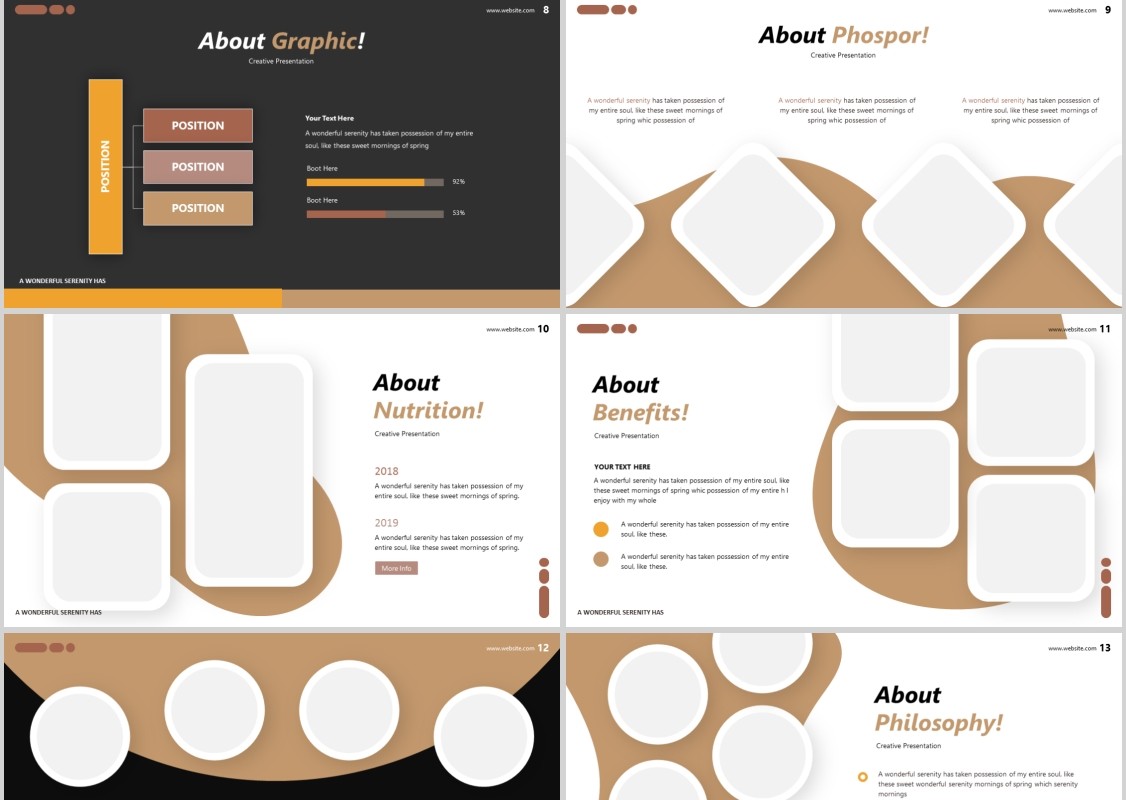 农场美食餐饮PPT模板Welfarm Powerpoint Template