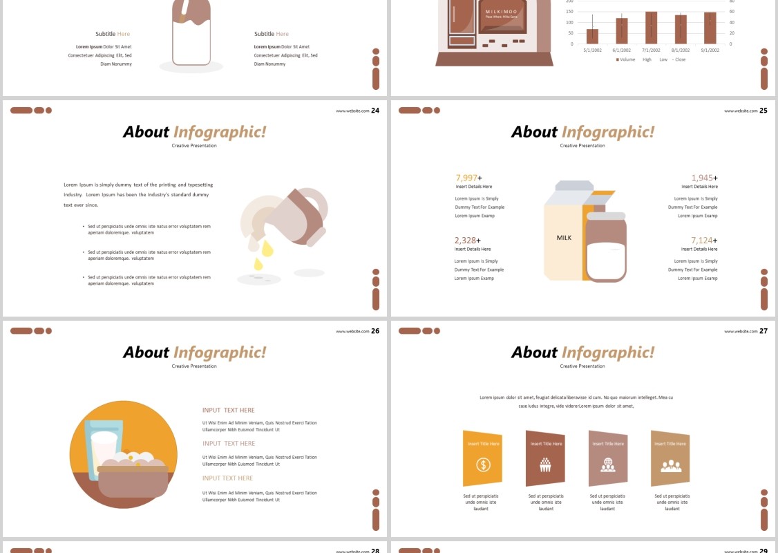 农场美食餐饮PPT模板Welfarm Powerpoint Template