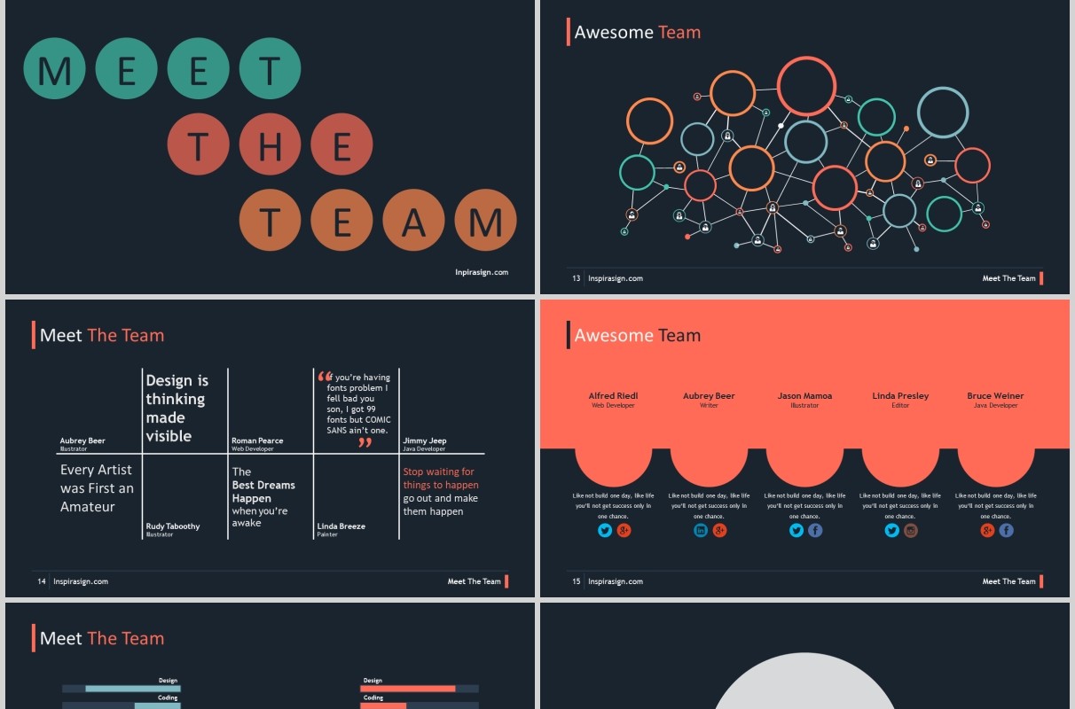 黑色高端商业数据分析PPT模板可视化图表素材START Powerpoint Presentation Template