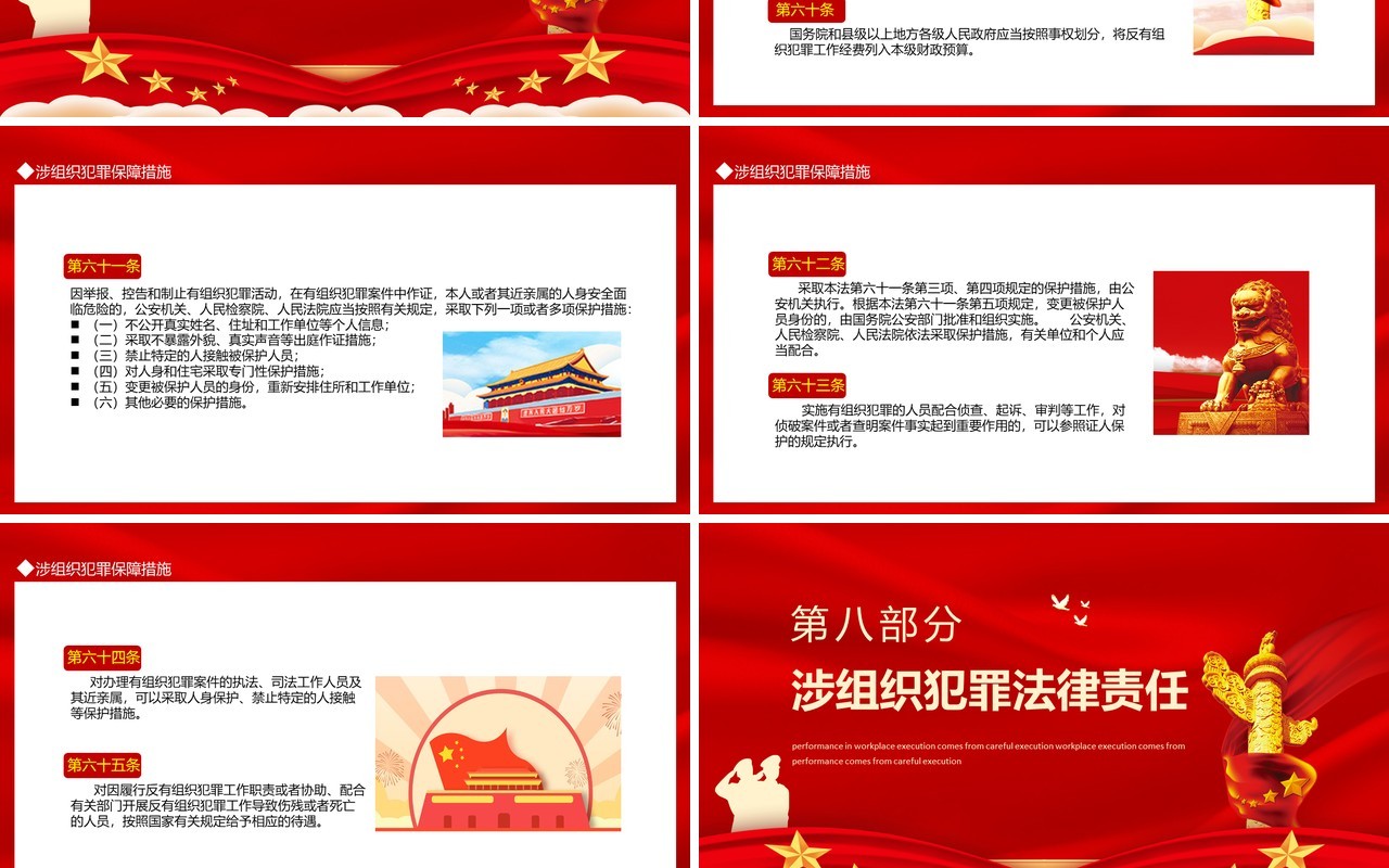 学习解读中华人民共和国反有组织犯罪法动态PPT模板