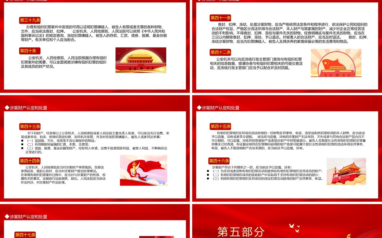学习解读中华人民共和国反有组织犯罪法动态PPT模板