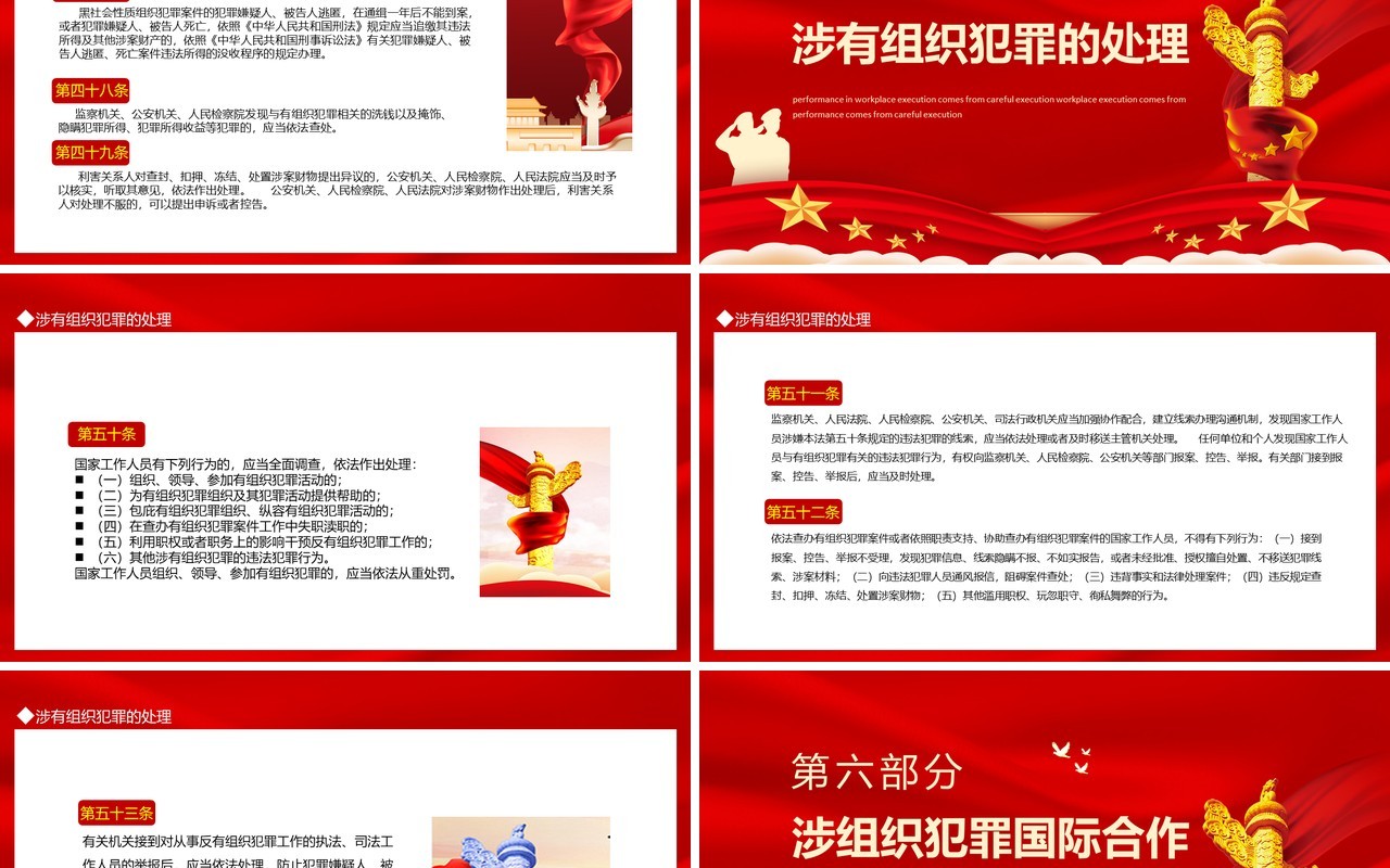学习解读中华人民共和国反有组织犯罪法动态PPT模板