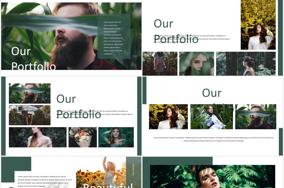 摄影作品展示PPT模板Matheus - Powerpoint Template