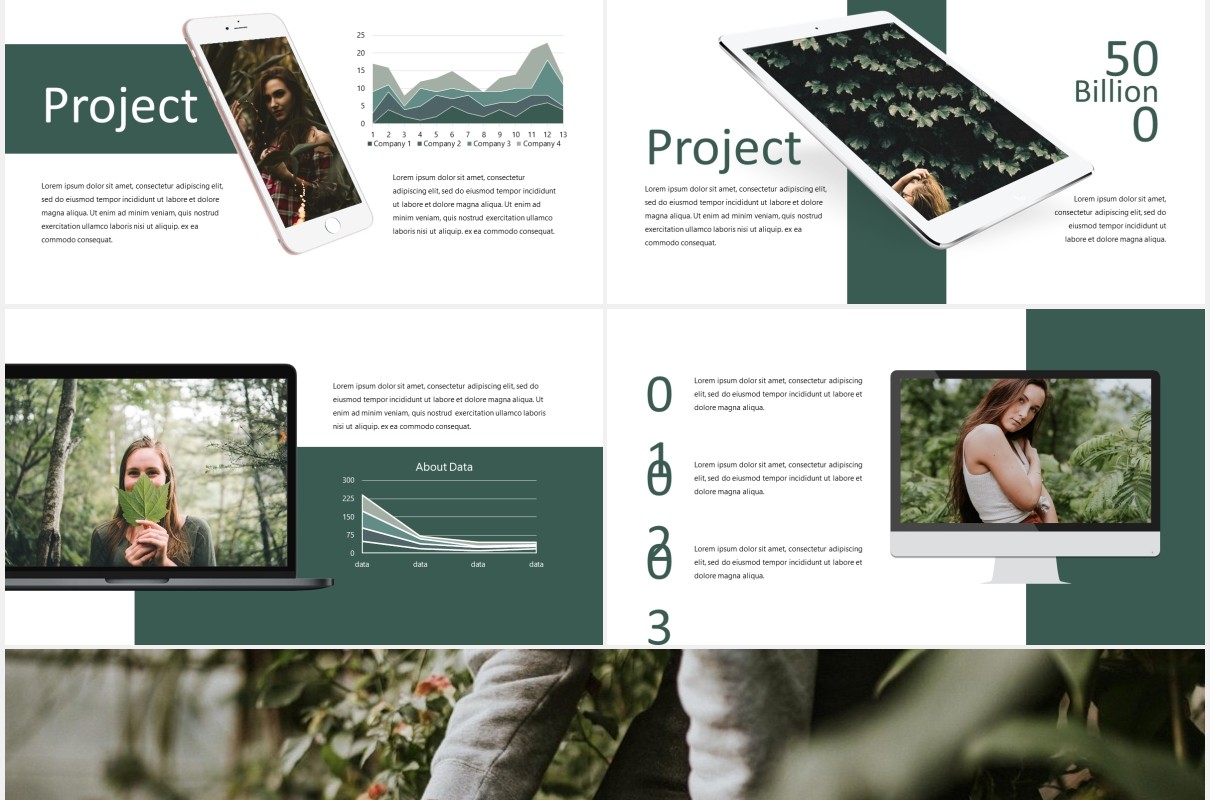 摄影作品展示PPT模板Matheus - Powerpoint Template