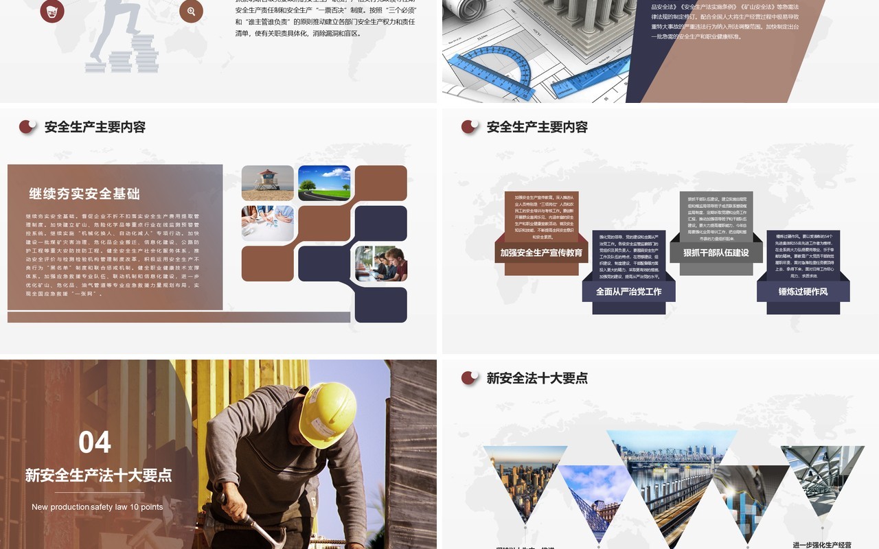 简洁ppt安全生产ppt安全培训