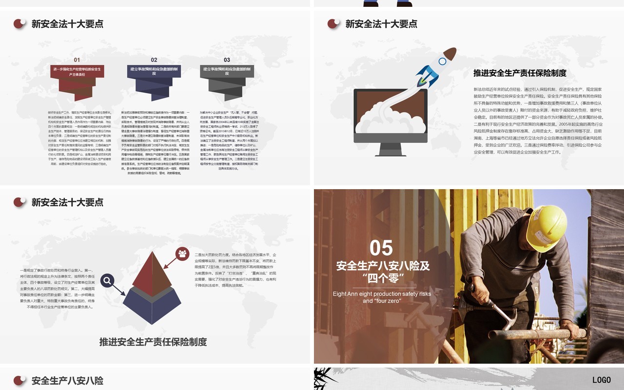 简洁ppt安全生产ppt安全培训