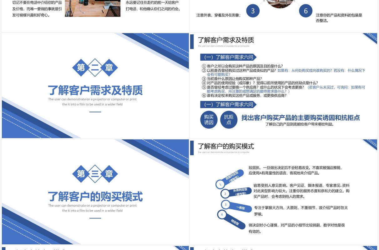 简约商务风企业员工销售技能培训PPT模板
