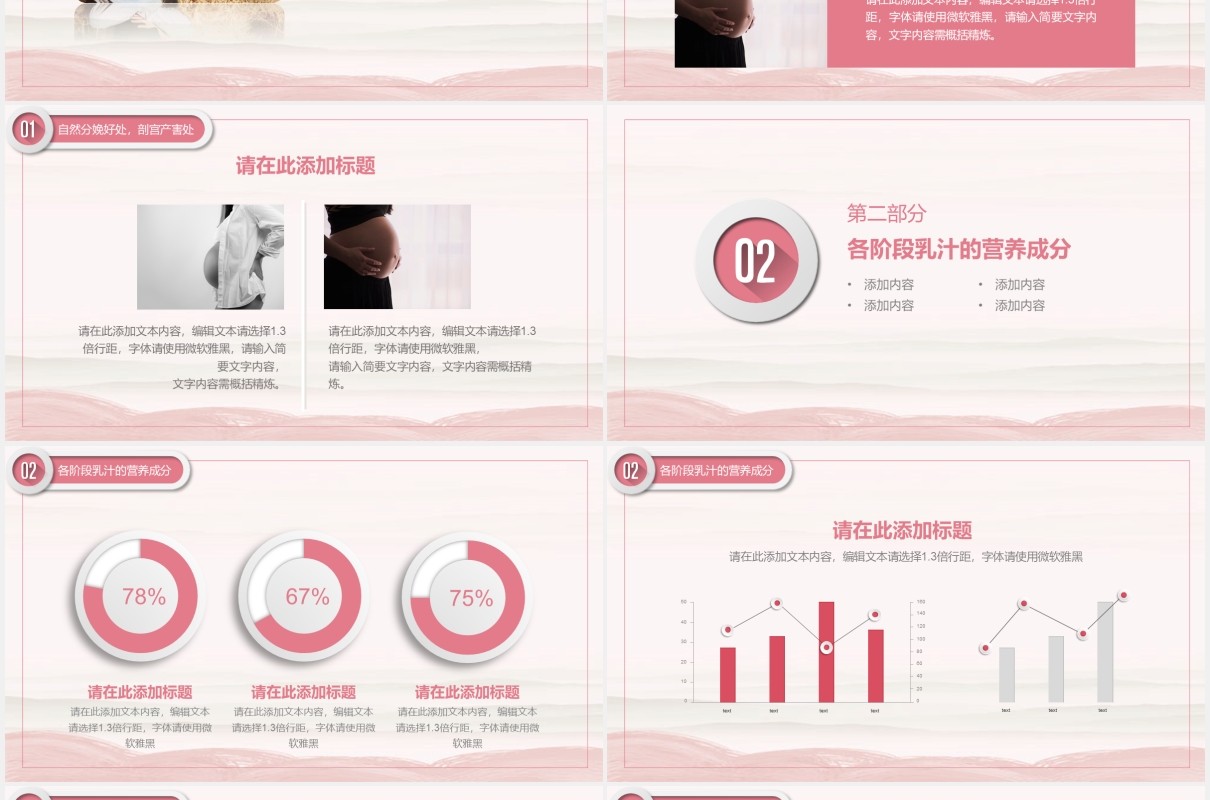 母乳喂养常识培训课程护理PPT模板