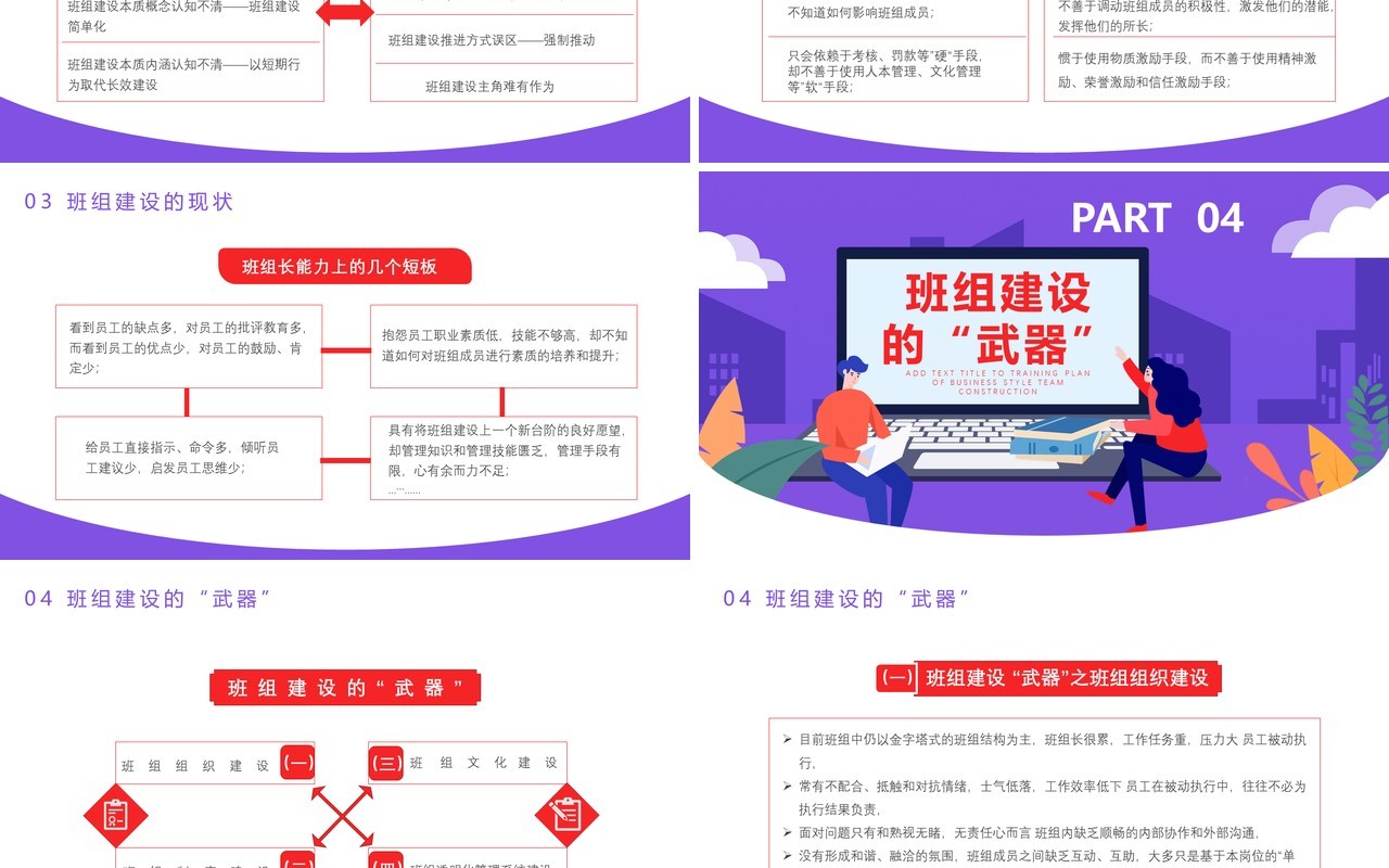 企业班组建设培训企业文化班组建设班组培训通用PPT模板