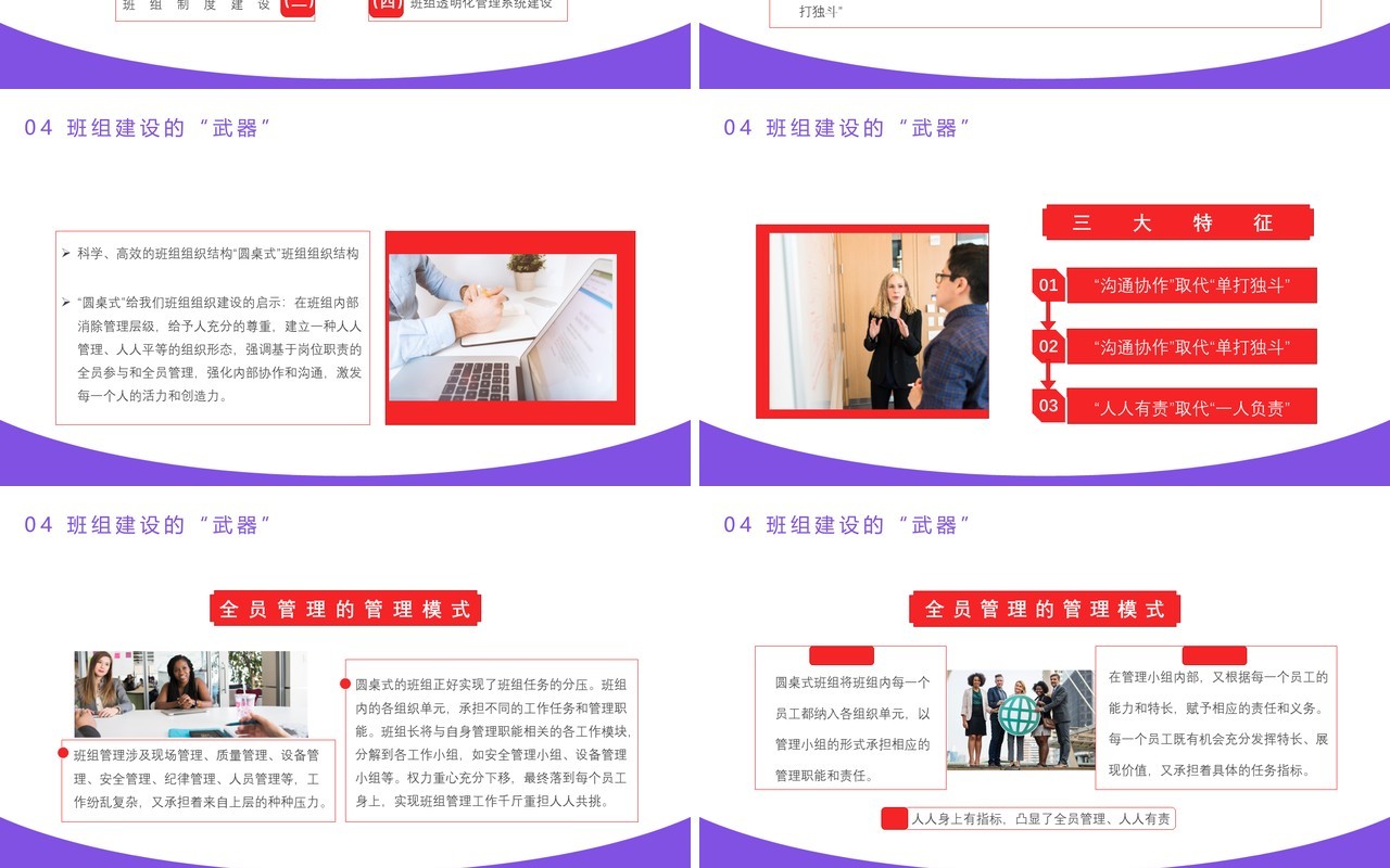 企业班组建设培训企业文化班组建设班组培训通用PPT模板
