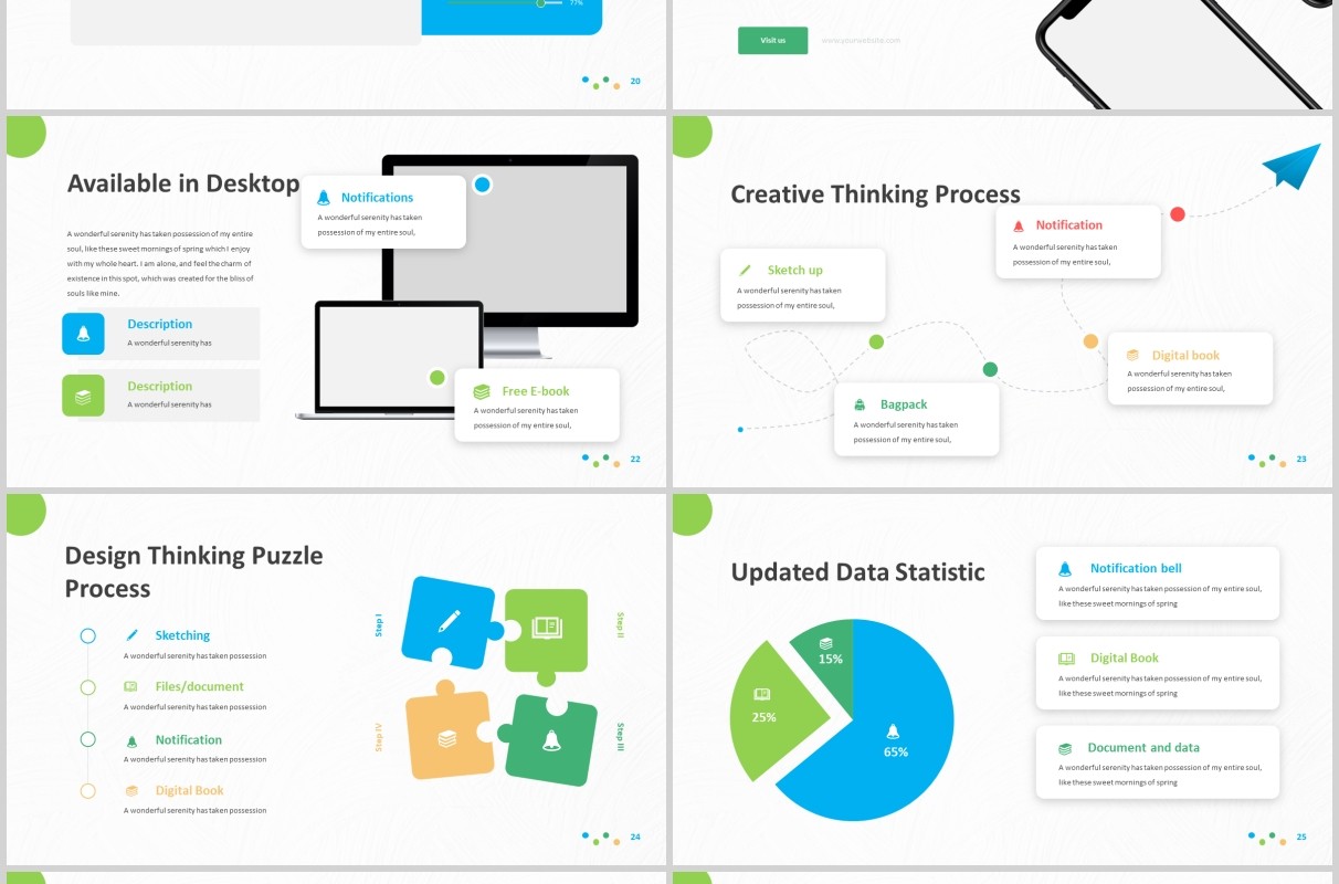 大学教育PPT图片版式设计模板Education - University Powerpoint Template