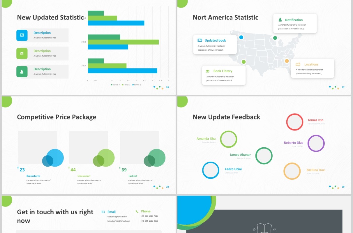 大学教育PPT图片版式设计模板Education - University Powerpoint Template
