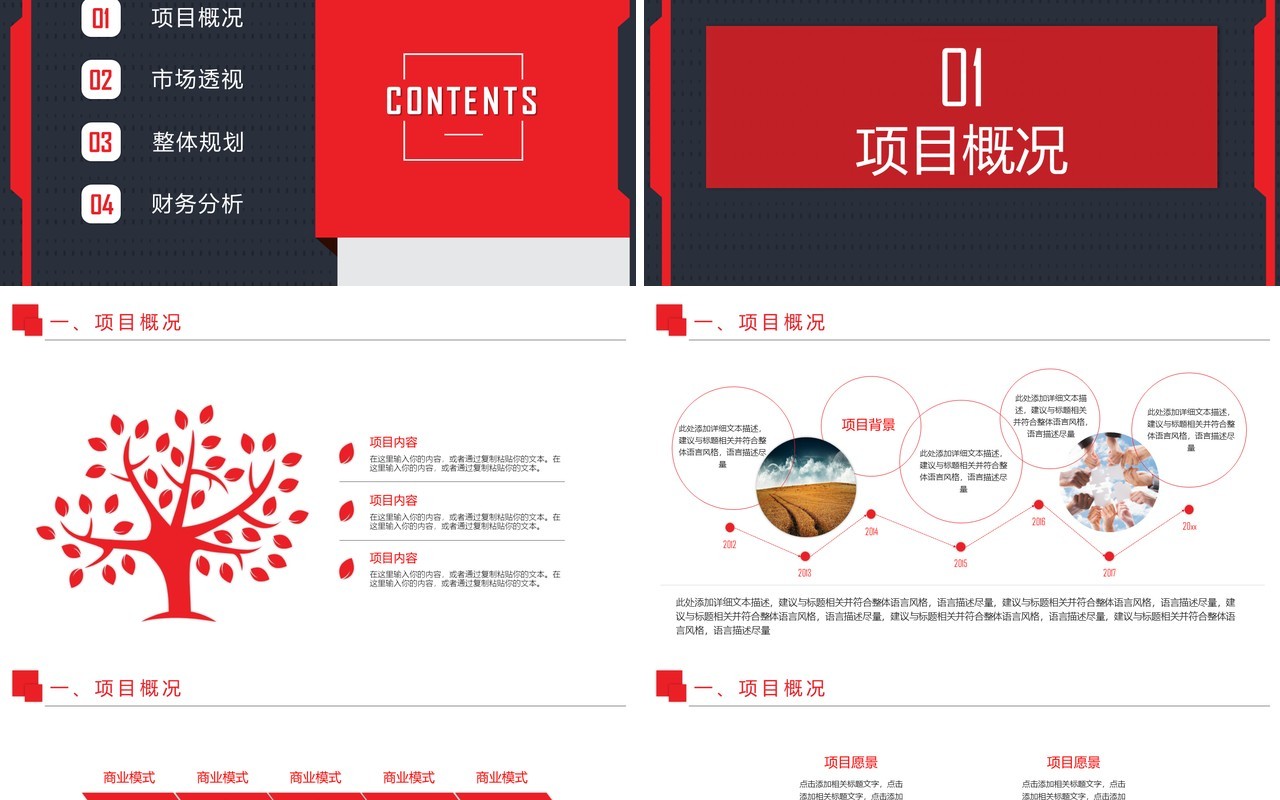 商业咨询策划书PPT模板
