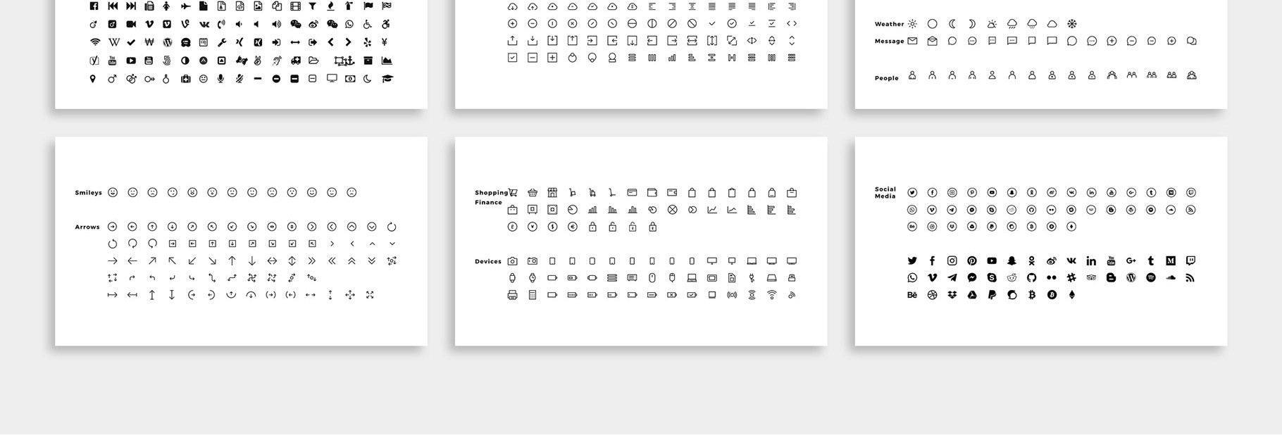 图片排版设计KYE演示模板 Keynote Template All slides long