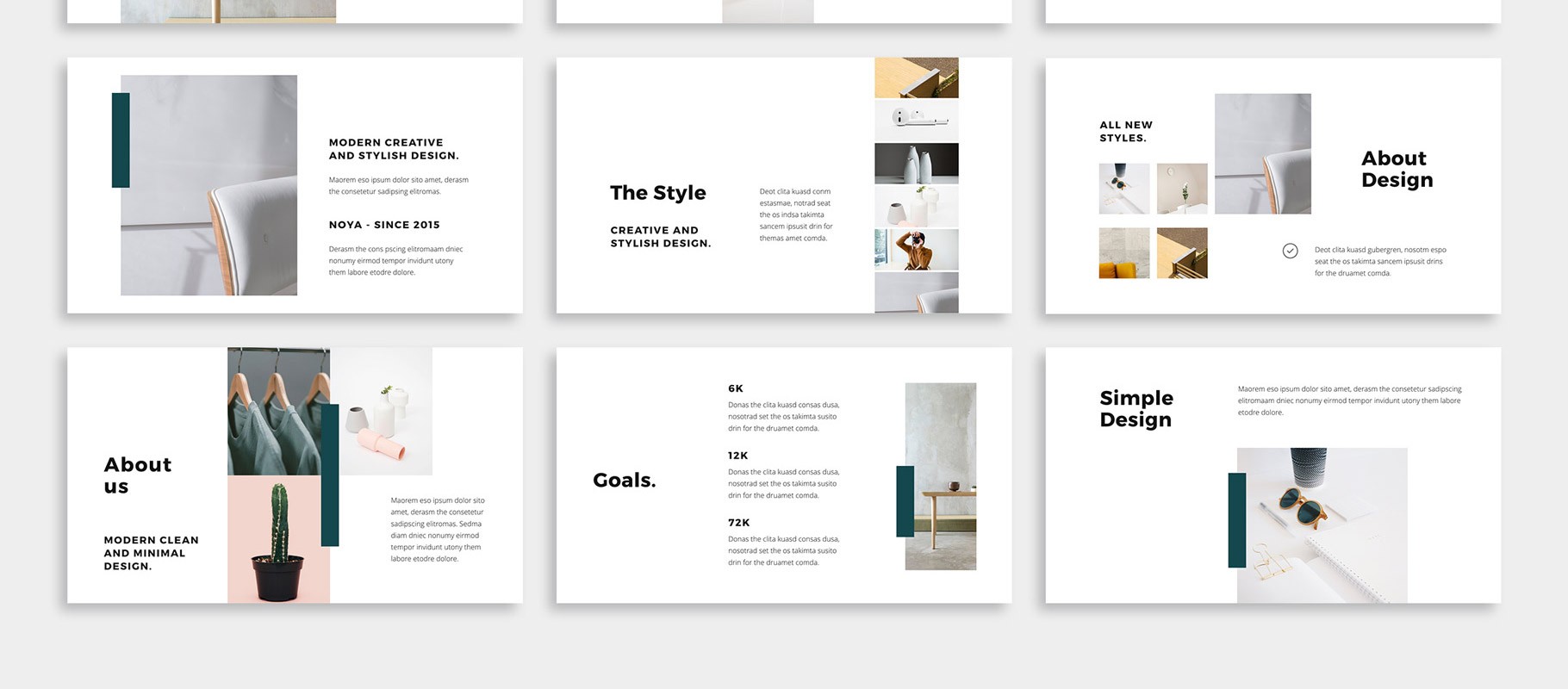 图片排版设计KYE演示模板 Keynote Template All slides long