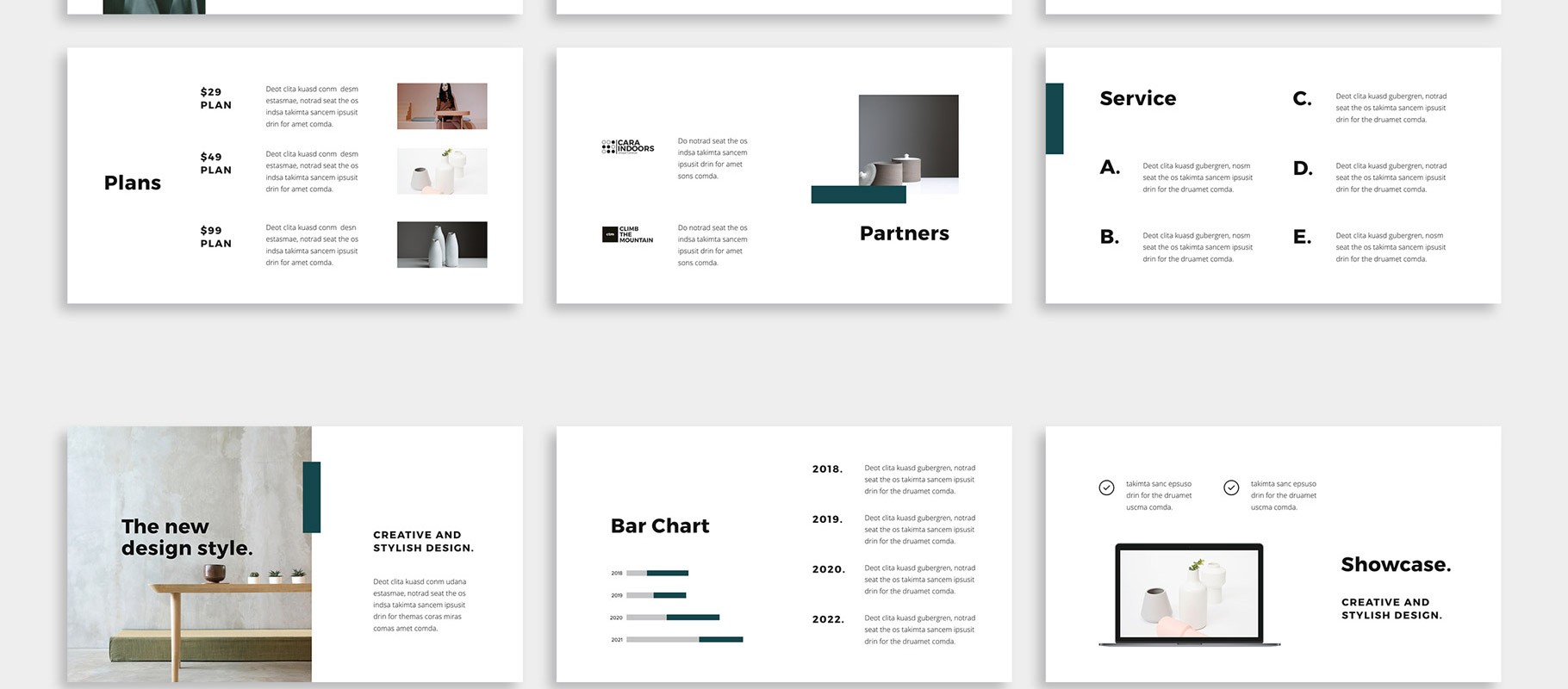 图片排版设计KYE演示模板 Keynote Template All slides long
