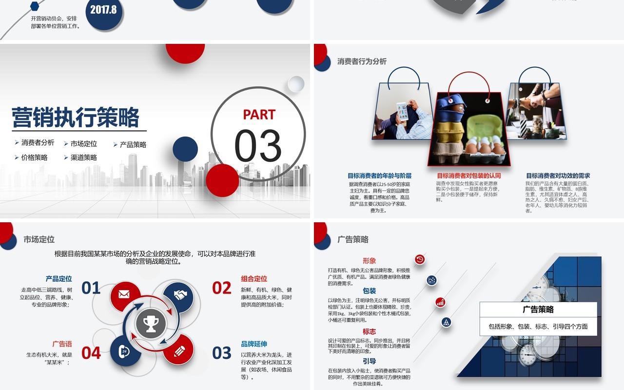 微粒体大气市场营销方案工作计划PPT模板