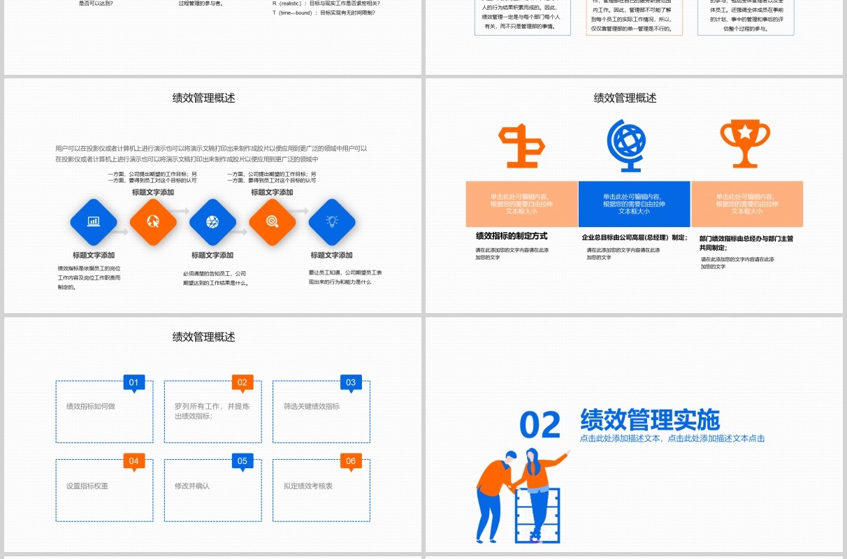 公司团队绩效管理加强提升工作效率能力PPT培训模板