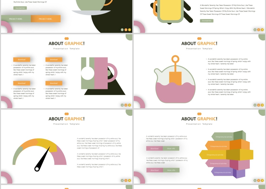 茶叶饮品展示餐饮计划书PPT模板Tealiiv Powerpoint Template