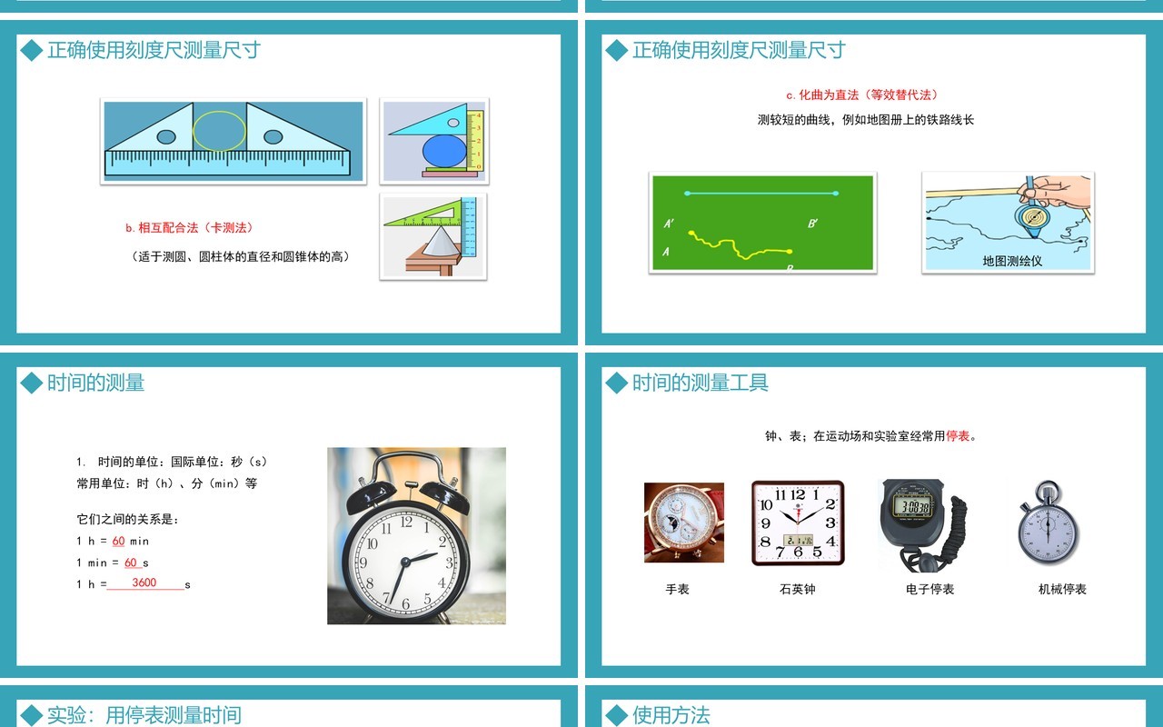 部编版八年级物理上册第一单元机械运动测量长度和速度课件PPT模板