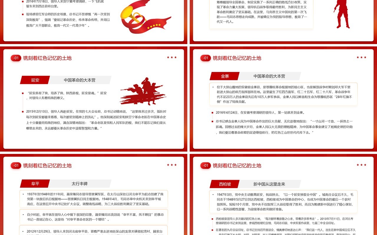 红色党政风讲好红色故事传承红色精神PPT模板
