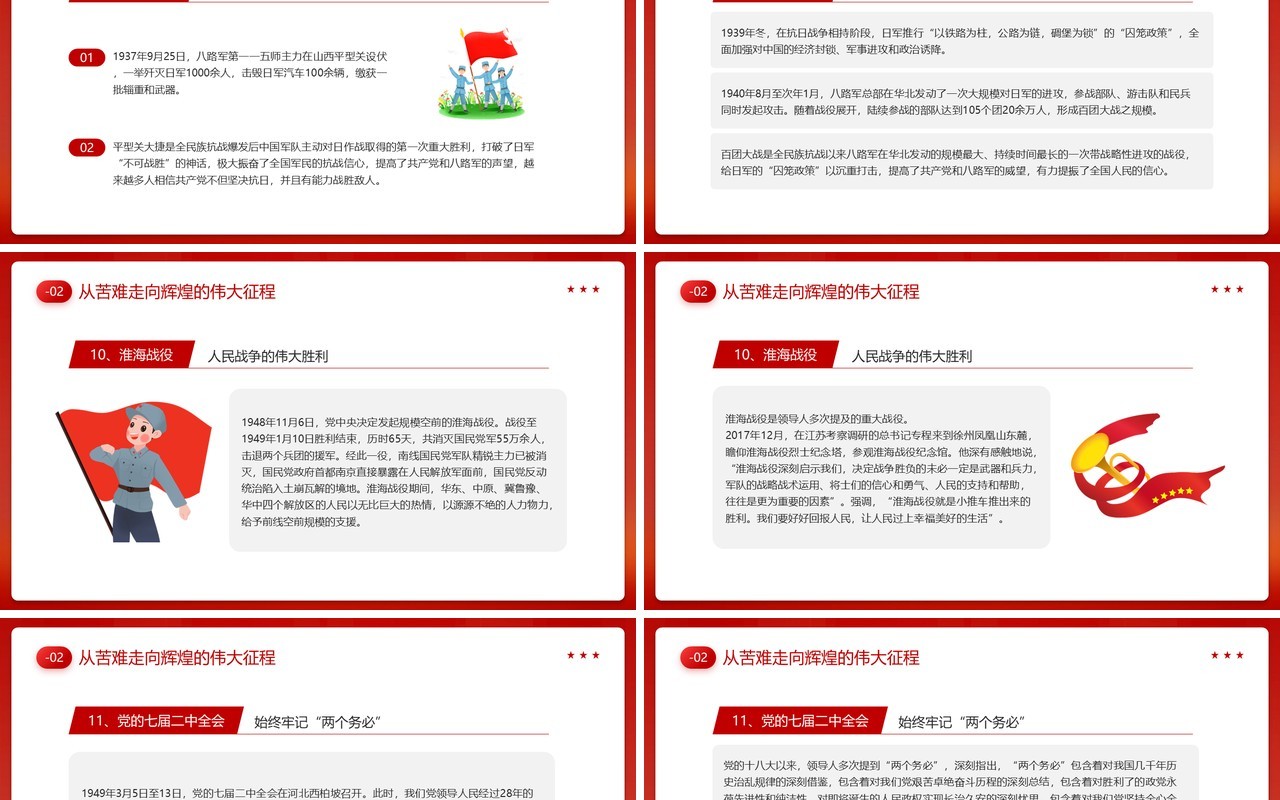 红色党政风讲好红色故事传承红色精神PPT模板