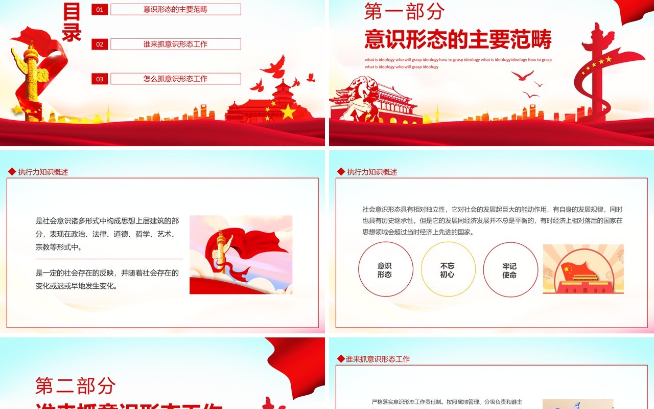 如何做好新形势意识形态工作动态PPT模板