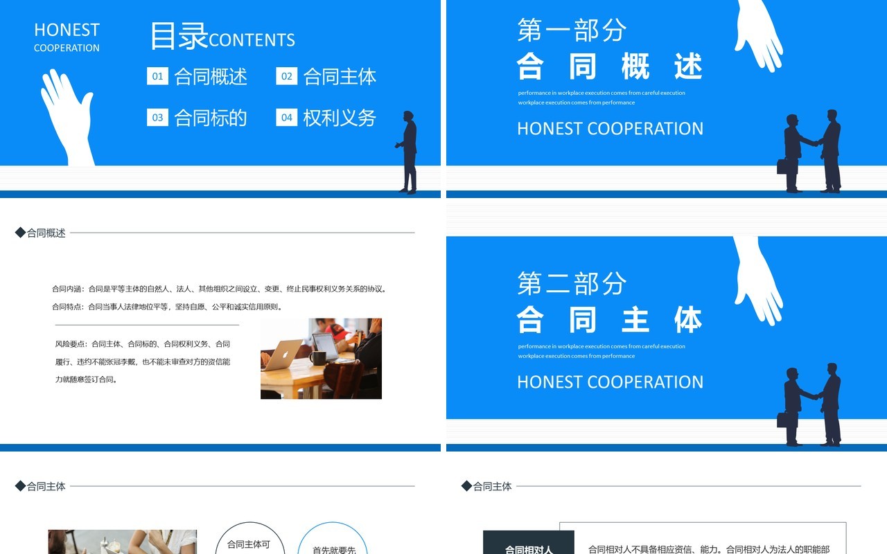 合同法实务培训自然法人组织变更终止民事权利义务关系动态PPT模板